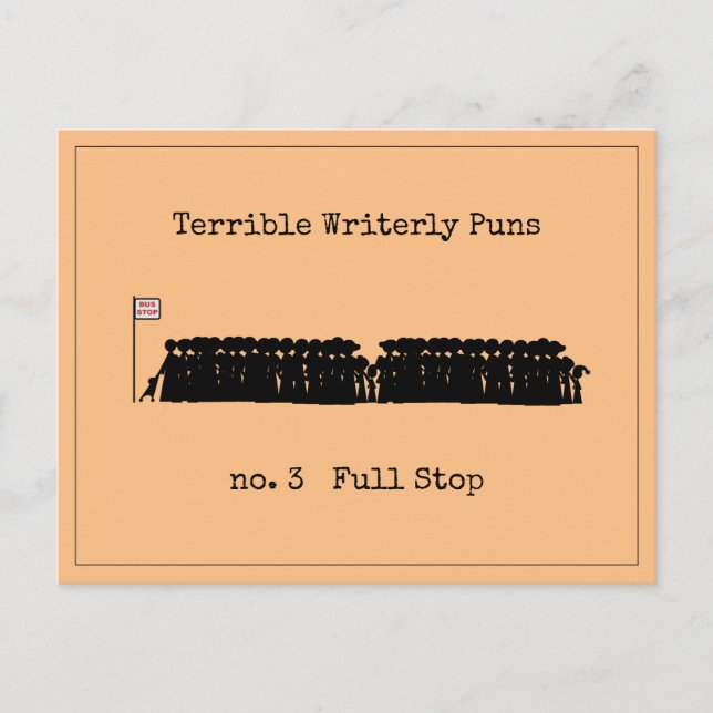 Schreckliche Schriftgebete Postkarte (Vorderseite)