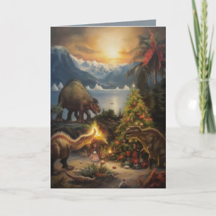 Schreckliche Weihnachtskarte von Lizard Dankeskarte