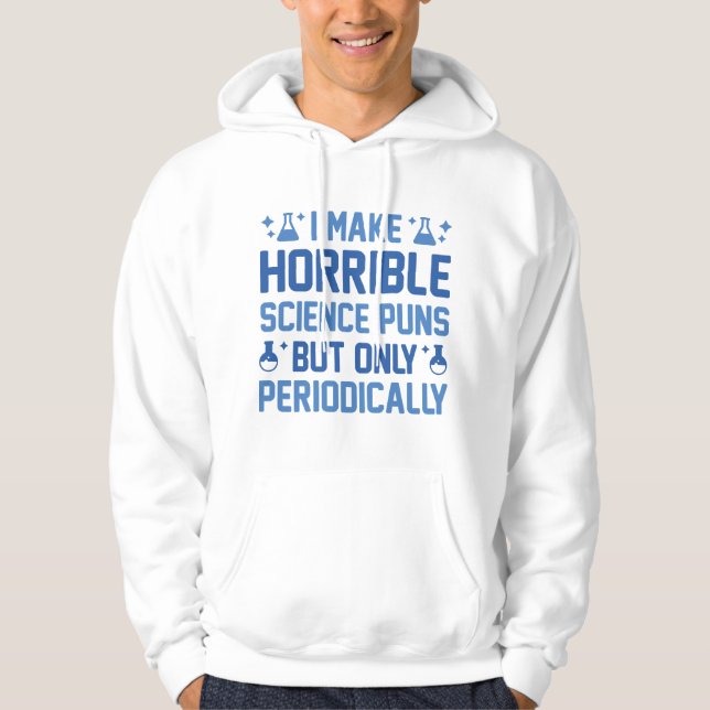 Schreckliche wissenschaftliche Schlagzeilen Hoodie (Vorderseite)