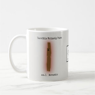 Schreckliche Writerly Wortspiele Kaffeetasse