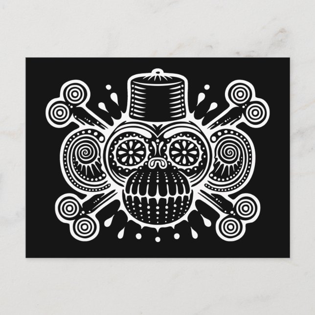 Schrecklicher Fezbeard Postkarte (Vorderseite)