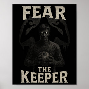 Schrecklicher Fußballtorwart-Horror-Angst Der Torw Poster