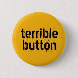 Schrecklicher Knopf Button