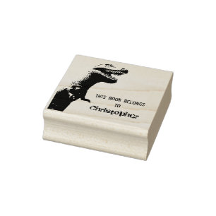Schrecklicher T-Rex - Dieses Buch gehört Gummistempel
