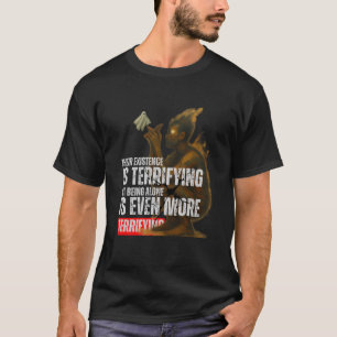 Schreckliches Gespenst Vintage Horror Dunkle Kunst T-Shirt