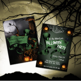 Schreckliches Halloween Einladung