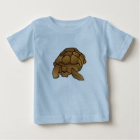 Schreckliches Schildkröten-Baby-T-Shirt