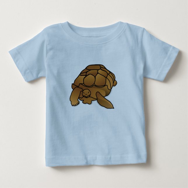 Schreckliches Schildkröten-Baby-T-Shirt Baby T-shirt (Vorderseite)