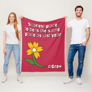 Schrecklichster Ort ist gleich zu bleiben Fleecedecke