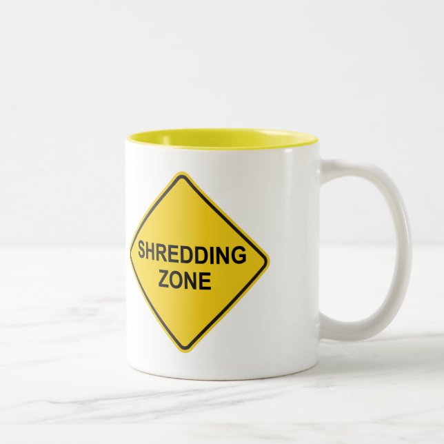 Schredderzone Zweifarbige Tasse (Rechts)