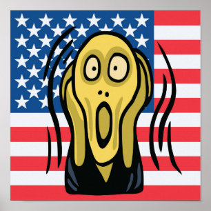 Schrei-Amerikaner Poster