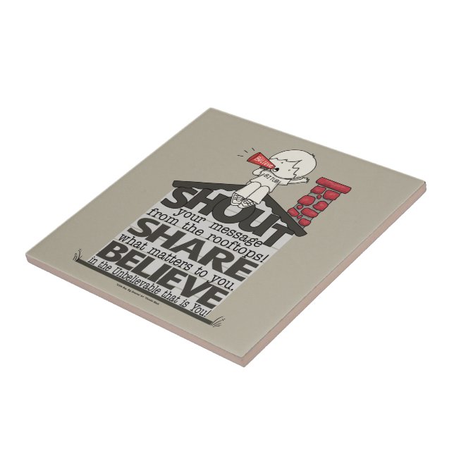 Schrei aus den Rooftops Fliese (Seite)