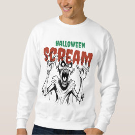 Schrei aus Horror, unheimliche Kostüme, Halloween- Sweatshirt