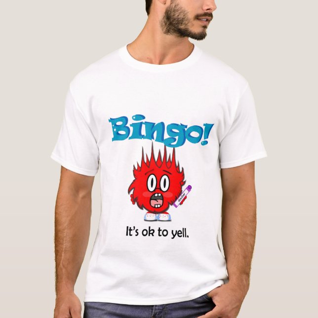 Schrei-Bingo! T-Shirt (Vorderseite)