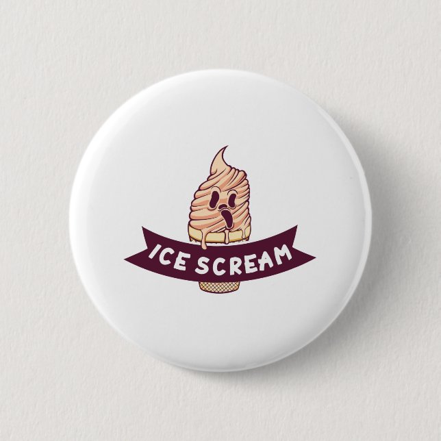 Schrei Button (Vorderseite)