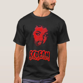 Schrei-Dame T-Shirt