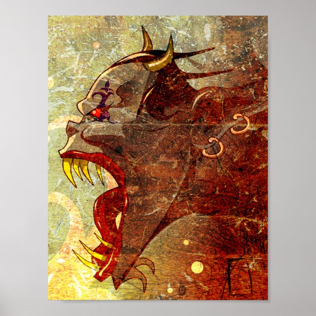 Schrei-Dämon Poster (Vorne)