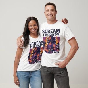 Schrei der Seele – Expressive Musik Kunst T-Shirt