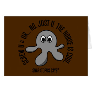 Schrei dich und das Pferd, auf dem du hereingefahr