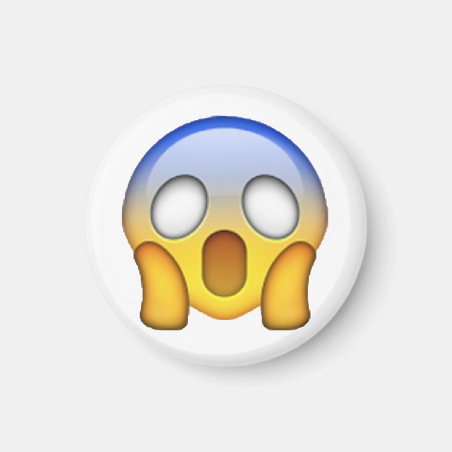 Schrei - Emoji Magnet (Vorne)