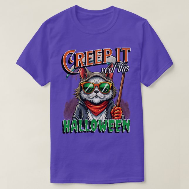 Schrei es real dieses Halloween T-Shirt (Design vorne)