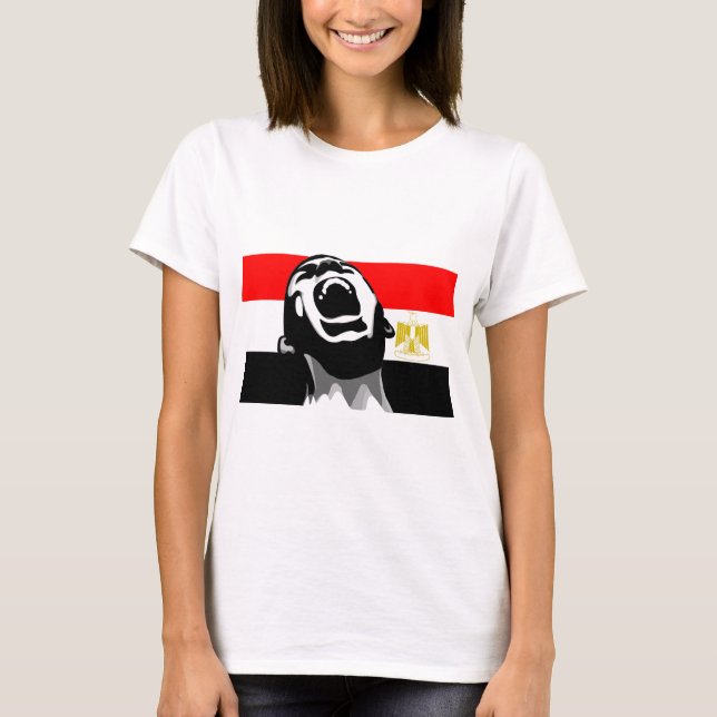 Schrei für Ägypten T-Shirt (Vorderseite)