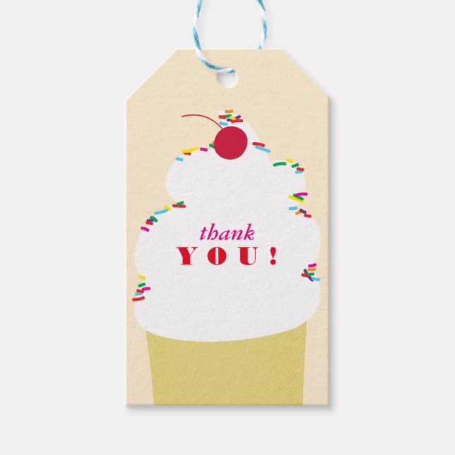 Schrei für Eiscreme Geschenkanhänger (Vorderseite)