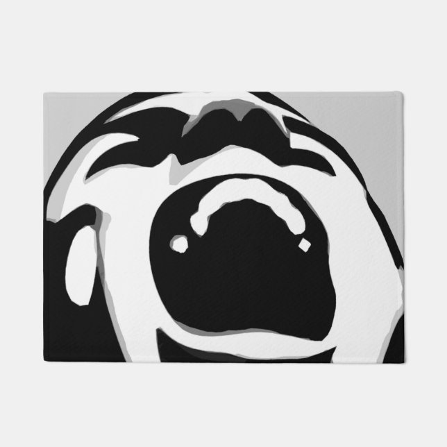 Schrei Fußmatte (Vorderseite)