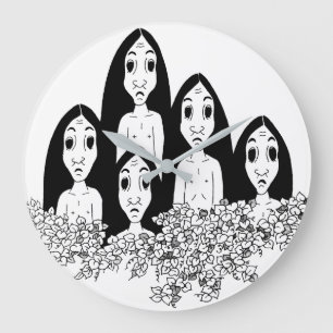 Schrei, hilf 2. große wanduhr