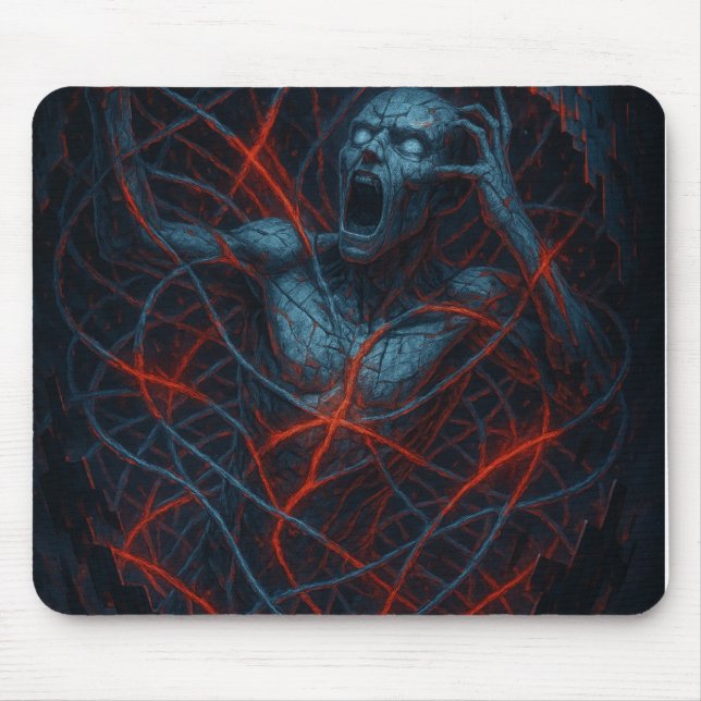 Schrei ins Bewusstsein Mousepad (Vorne)
