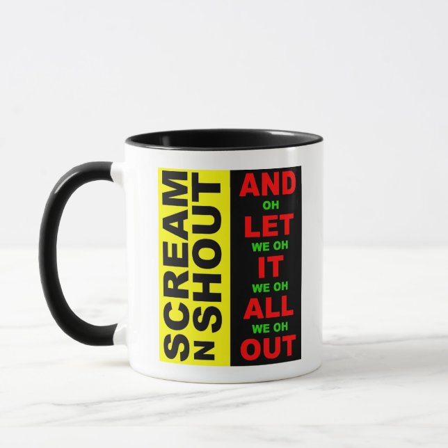 Schrei-N-Shout-Tasse Tasse (Links)