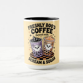 Schrei und Zucker Halloween-Kaffee Tasse