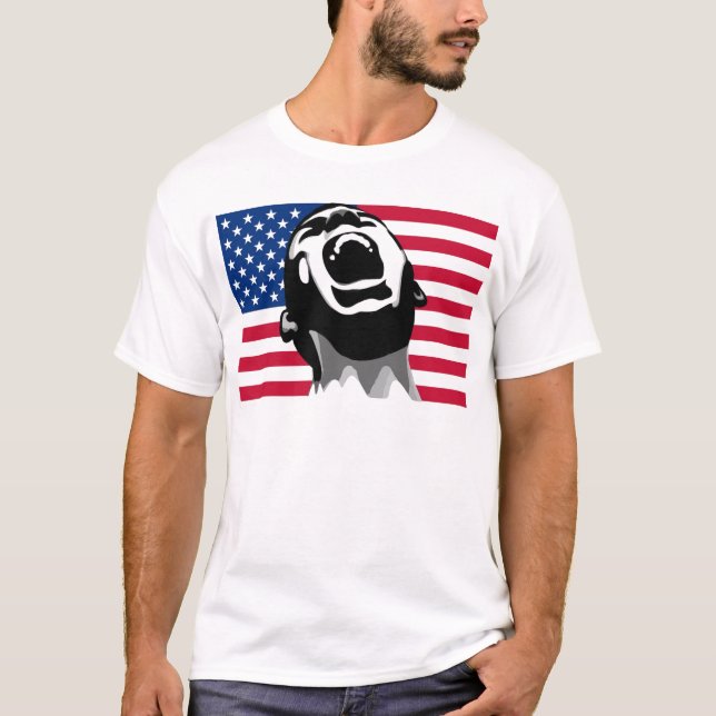Schrei USA T-Shirt (Vorderseite)