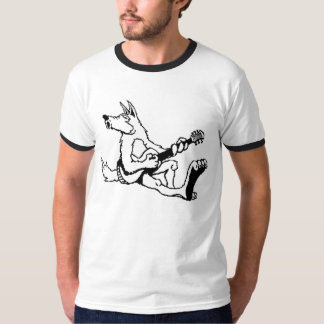 Schrei-Wolf-Band-Shirt b/w T-Shirt