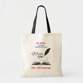 Schreib auf! | Personalisierte klassische Tote Bag Tragetasche