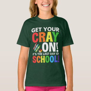 Schreib dich ein, es ist der letzte Schultag T-Shirt