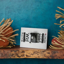 Schreib ohne Angst. Bearbeiten ohne Gnade. - FOTO Fotoplatte