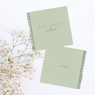 Schreiben an das Couple Guest Notebook Lichtbild Notizbuch