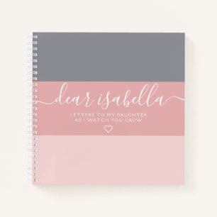 Schreiben an das Keepsake-Journal meiner Tochter Notizbuch