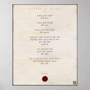 Schreiben an Juliet Print 🌹 44/49 Poster