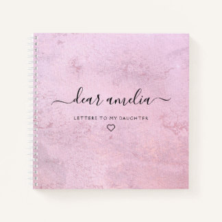 Schreiben an mein Daughter Keepake-Memory-Notebook Notizbuch