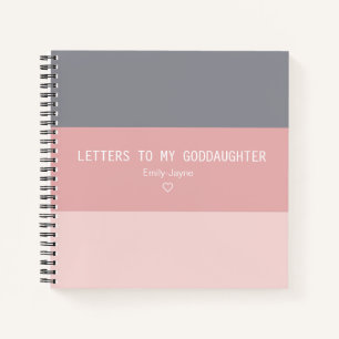 Schreiben an mein Godtochter Keepake Journal Notizbuch