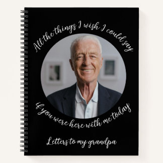 Schreiben an meinen Großvater: Erinnerungsblatt Notizbuch