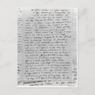 Schreiben an Richard Wagner vom 17. Februar 1860 Postkarte