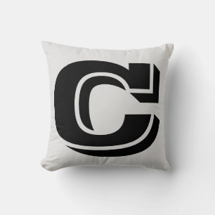 SCHREIBEN C MONOGRAMM PILLOW KISSEN