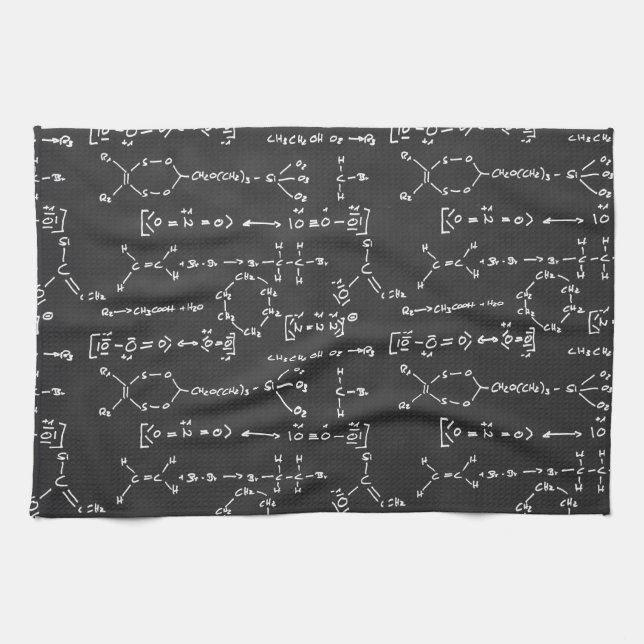 Schreiben der chemischen Formel Küchentuch (Horizontal)