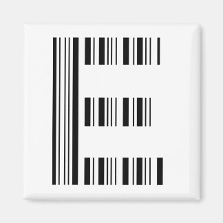 SCHREIBEN E BAR CODE Erstes erstes Barcode-Muster Magnet