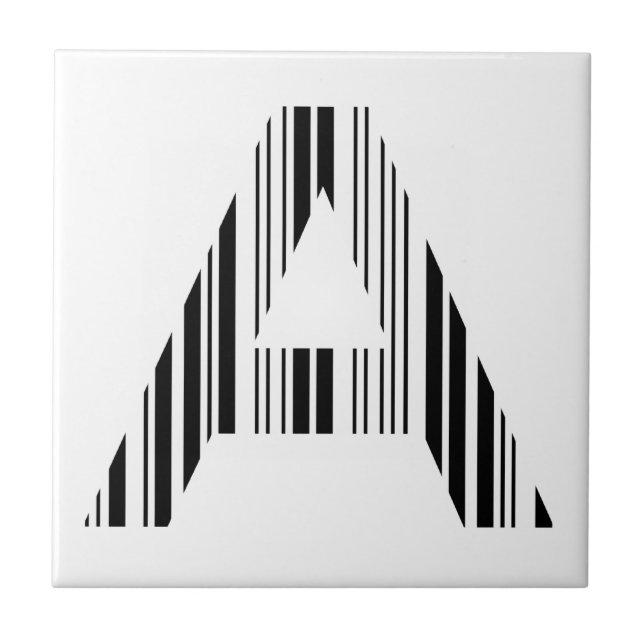 SCHREIBEN EINES BAR CODE-ersten ersten Barcode-Mus Fliese (Vorderseite)