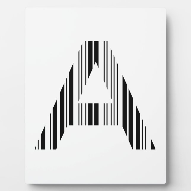 SCHREIBEN EINES BAR CODE-ersten ersten Barcode-Mus Fotoplatte (Vorderseite)