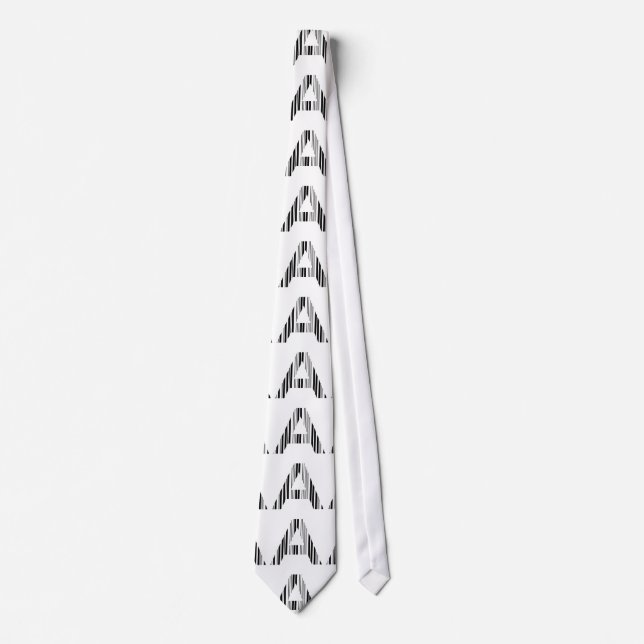 SCHREIBEN EINES BAR CODE-ersten ersten Barcode-Mus Krawatte (Vorderseite)